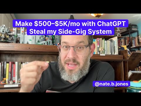 Make $500-$5K/mo with ChatGPT—Steal my Side-Gig System and Build Your Hustle with AI!
