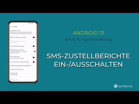 SMS-Zustellberichte einschalten oder ausschalten [Android 13]