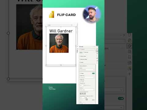 Power BI: Create Interactive Flip Employee Cards in Just 3 Minutes!