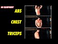 No Gym Chest + Triceps + Abs Routine!
