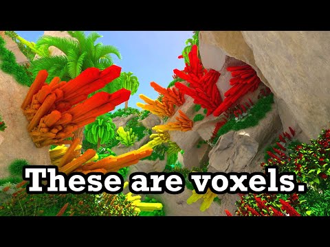 New Voxel Engine Reveal - Crystal Islands Experiment