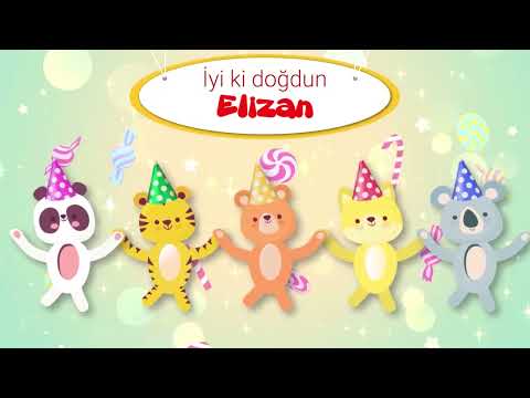 İyi ki Doğdun ELİZAN - İsme Özel Çocuk Doğum Günü Şarkısı