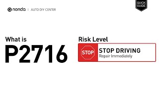 dtc p2716 interpretation