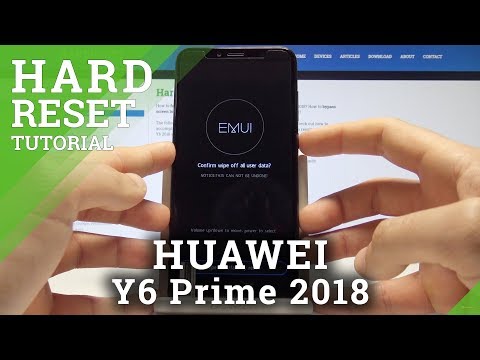 Hard Reset HUAWEI Y6 Prime 2018 - Remove Screen Lock / Wipe Data