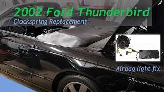 2002 Ford Thunderbird Clockspring Replacement - Airbag Light On Fix