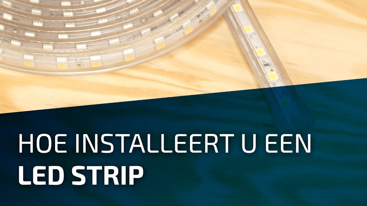 Hoe installeert u een  LED strip
