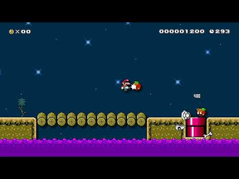 Dry Bones Shell Escape 2 by Dr.Gary 1 🍄Super Mario Maker 2 ✹Switch✹ #cbs