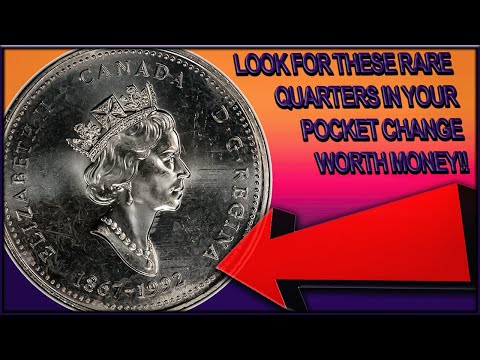 1992 Quarters Worth "BIG MONEY" - Easily Find these Valuable Canadian Coins in Your Pocket Change!!