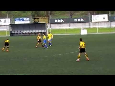 14 PARTIDO 2014-15 TRAPAGARAN 05 - BARAKALDO 05 (1 TIEMPO) 1-3. OIER Y JOSEBA 2.