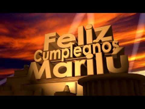 feliz cumpleaños Marilu