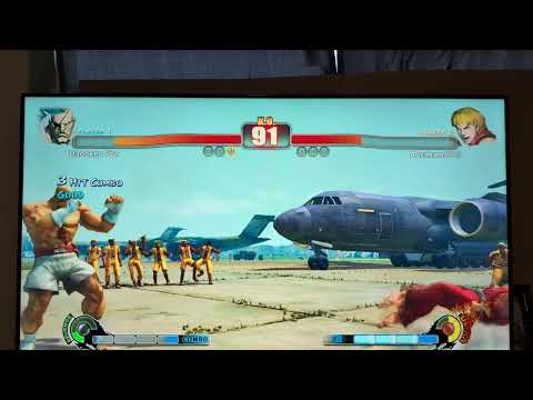 Street Fighter IV Gameplay 2026 Online Ranked Match Sagat vs Ken 5 Rounds 