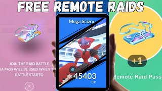 HOW TO GET FREE REMOTE RAIDS IN POKEMON GO