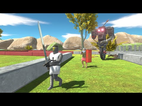 Escape from a Combat Robot - Animal Revolt Battle Simulator