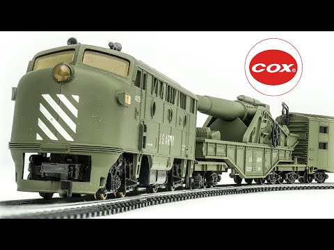 Vintage COX HO-Scale U.S. Army Model Train Set and Mehano Track Pack Review