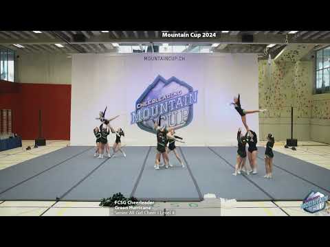 Mountain Cup 2024 - 78 - FCSG Cheerleader - Green Hurricane - Senior All Girl Cheer - L4