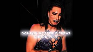 Dominik Mysterio Cheat Rhea Ripley 💔 We Miss R+D Edit 💯 #wwe #dominikmysterio #rhearipley #livmorgan