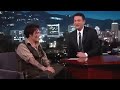Johnny Depp talks about his daughter on The Jimmy Kimmel Show
