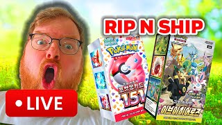 Live Pokemon Shop! Rip and Ship Korean Pokemon Cards!