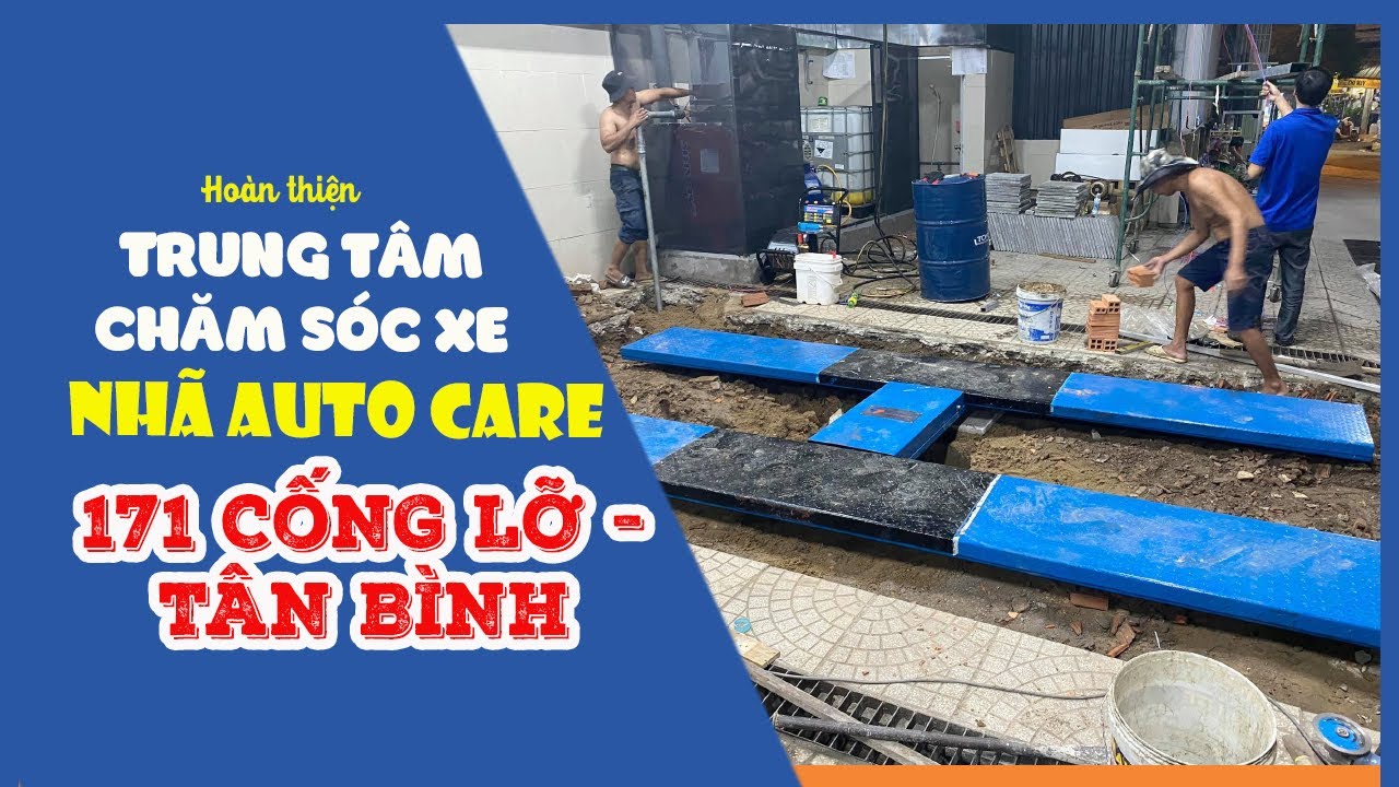 Thi công mặt bằng trung tâm chăm sóc ô tô chuẩn nhất 10
