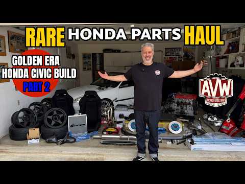 Civic EK Build Parts Haul! Spoon, Mugen, Rare Golden Era Honda and More!