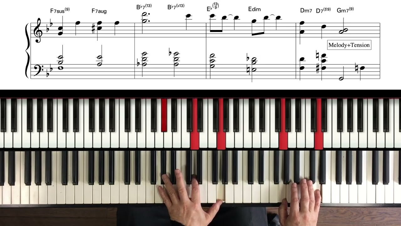 Left-Hand Voicings to Solo Piano “Danny Boy” Bill Evans