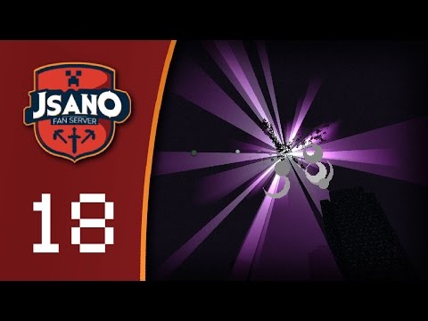 Minecraft: JSano Fan Server - S3 - Episode 18 -  Dragon, Wither and Guardian Boss Fight