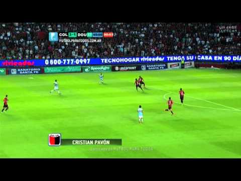 Gol de Pavón. Colón 3 - Douglas Haig 1. Fecha 10. Torneo Primera B Nacional 2014. FPT.