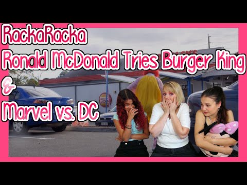 [REACTION] RACKARACKA - Ronald McDonald Tries Burger King AND Marvel vs. DC | Otome no Timing