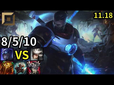Shen Top vs Camille - KR Master | Patch 11.18