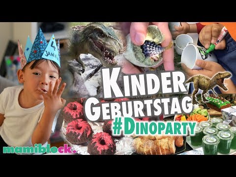 Children's birthday party 🎉 | Dinosaur party 🐲 | Tips - Recipes - DIYs | mamiblock