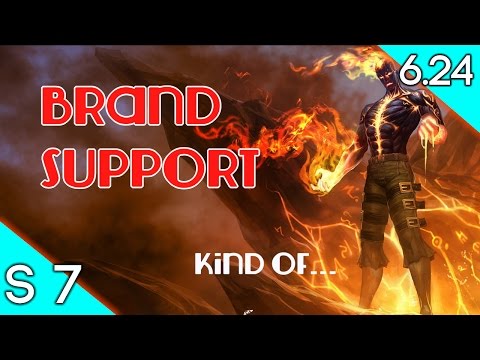 Brand Support S7 - full game w/ commentary | League of Legends