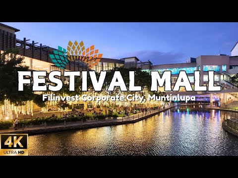[4K] FESTIVAL MALL ALABANG: Let's explore the 5th largest shopping mall in the Philippines! 2024