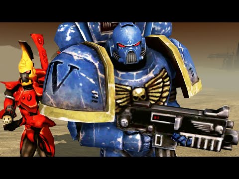 ULTIMATE MOD WARHAMMER 40K: Space Marines & Eldar vs Chaos - Men of War: Assault Squad 2