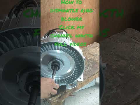 how to dismantle ring blower #rewinding #youtube #tutorial #diy