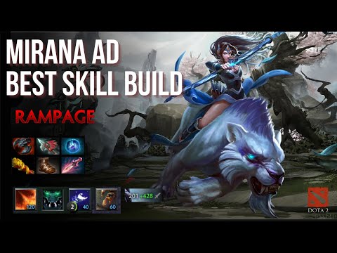 Mirana Best Ability Draft Skill Build NO Divine Needed