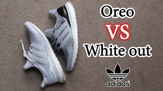 Adidas Ultra Boost 3.0 Oreo Zebra Black White Men Size 8 \\ u0026 9US