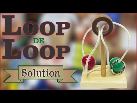 Solution for Loop de Loop from Puzzle Master Wood Puzzles - YouTube