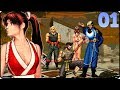 Vamos Jogar KOF 98 UM Parte 01 Ninja Team