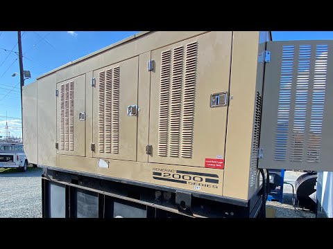 300KW Generac 2000 Series Diesel Generator 277/480V 3PH