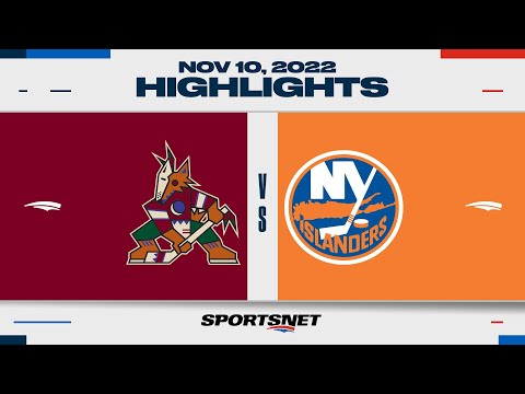 NHL Highlights | Coyotes vs. Islanders - November 10, 2022