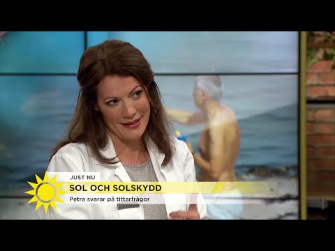 Frågor och svar om solskydd - Nyhetsmorgon (TV4)