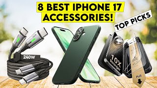 Top 8 Best iPhone 17 Accessories You Can't Miss!🔥 Cases/Protectors/Chargers✅