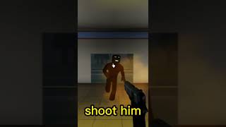 I killed a killer #roblox #nightshift #horror #shorts