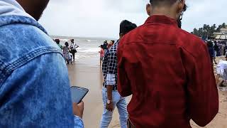 preview picture of video 'Ajay Patel narain visit juhu beach'