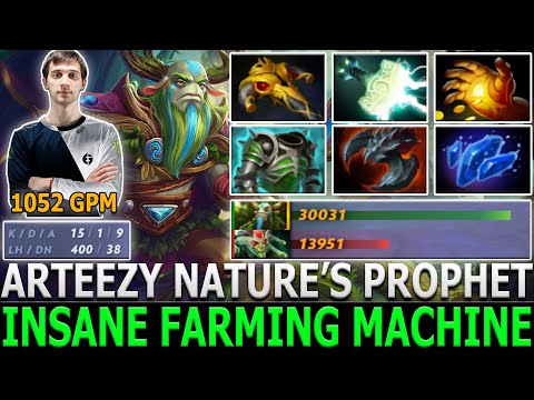 ARTEEZY | Nature's Prophet | Insane Farming Machine 1052 GPM | Dota 2 | Pro Gameplay | Highlights