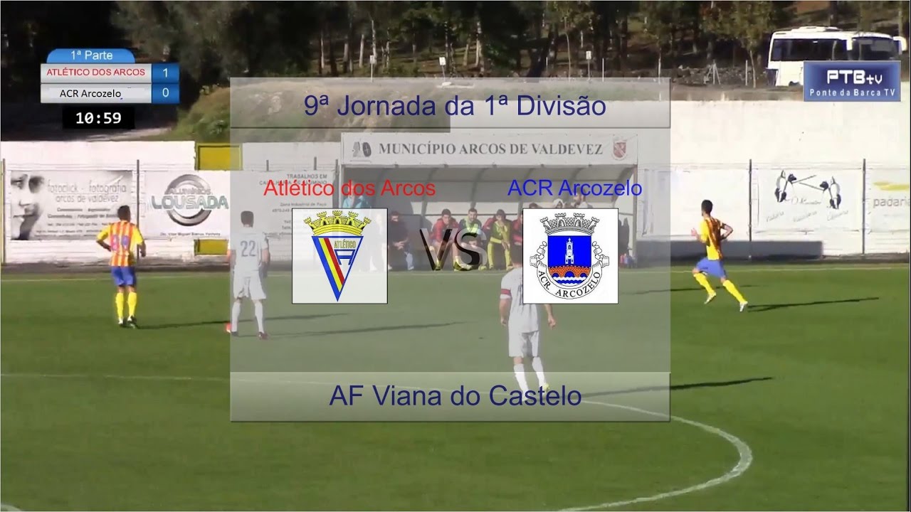 Camp Distrial 1ª Divisão - 9ª Jornada: Atlético dos Arcos A.D. vs A.C.R. Arcozelo