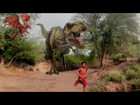 T-Rex vs. Dragon: The Ultimate Showdown