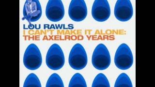Lou Rawls - Take Me For What I Am