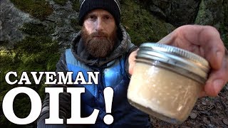 ALPHA Predator CAVEMAN Beard Oil (Savage) Bear Grease! | Friction Fire, Rendered Fat,  Cracklings