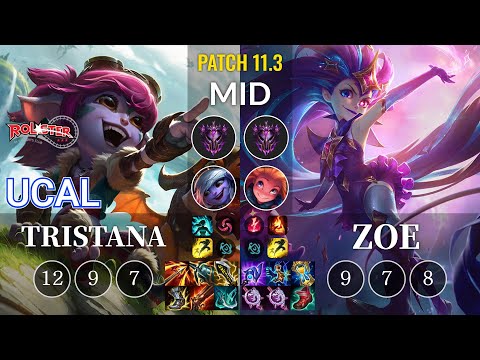 KT Ucal Tristana vs Zoe Mid - KR Patch 11.3